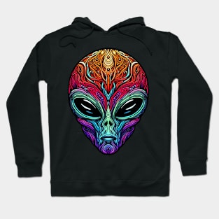 Neon Alien Vibes Hoodie